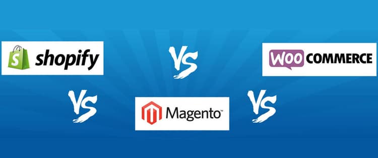 shopify vs magento vs woo commerce